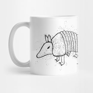 Tough Armadillo with Splatter Shading Mug